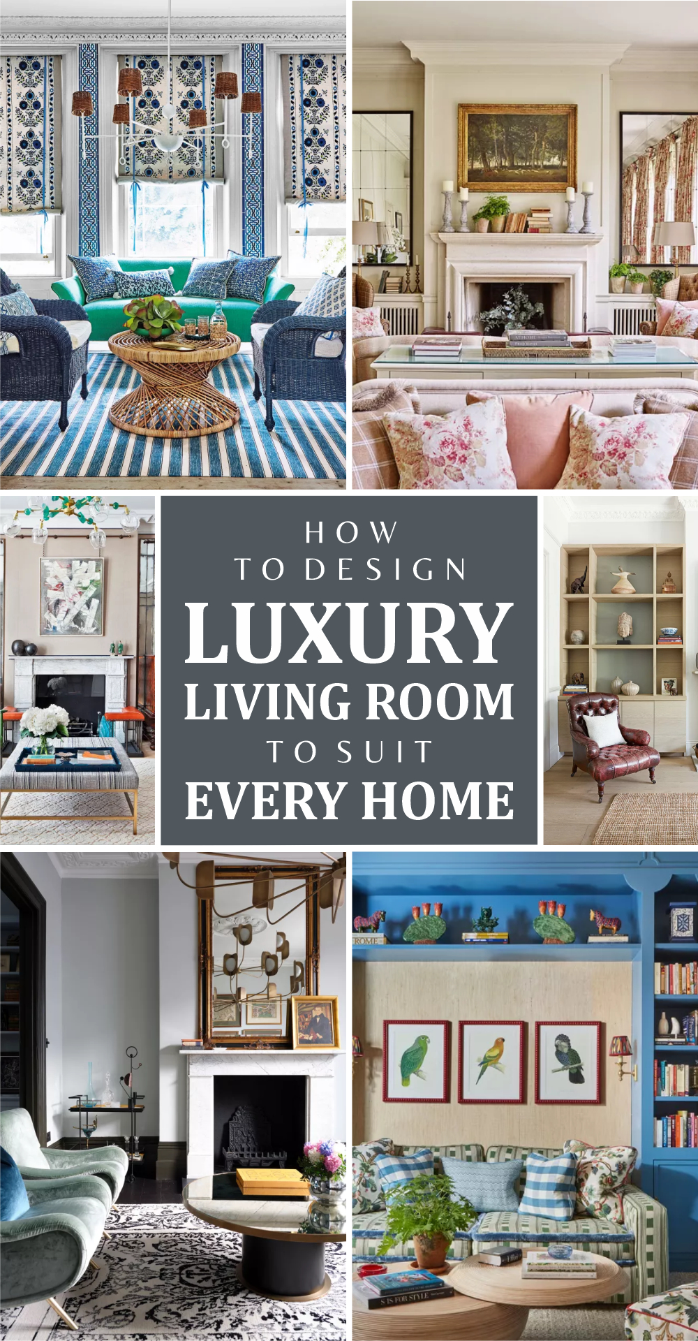 How to design luxury living room to suit every home
