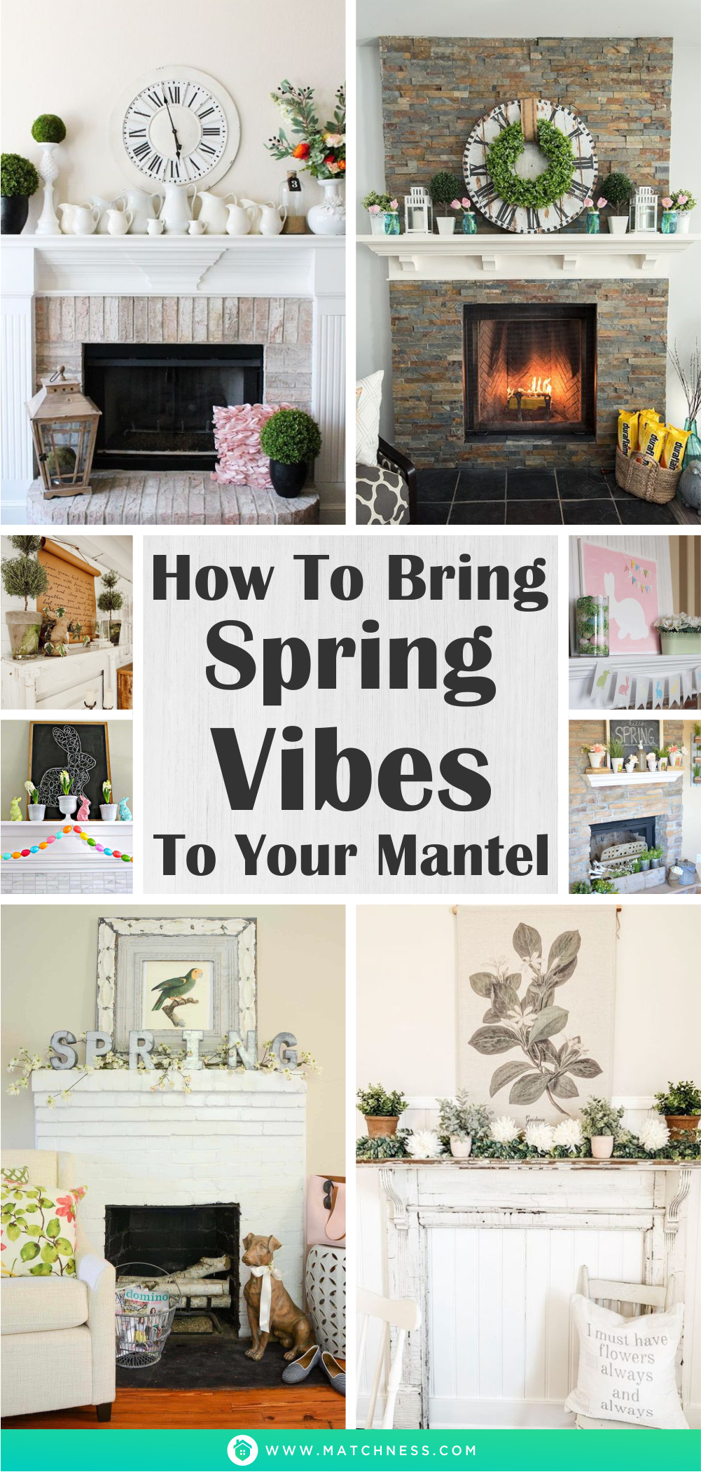 How to bring spring vibes to your mantel1