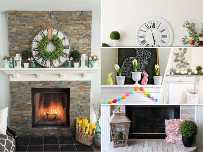 How to bring spring vibes to your mantel2