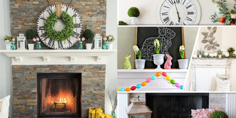 How to bring spring vibes to your mantel2