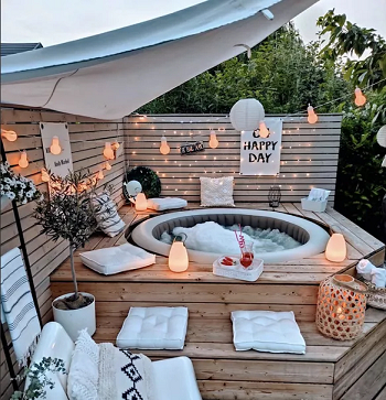 Inspire spa deck lighting Deck Lighting Ideas To Enjoy The Space Once The Sun Goes Down