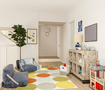 Little space for playroom corner How To Design A Comfortable Playroom Within Your Living Space