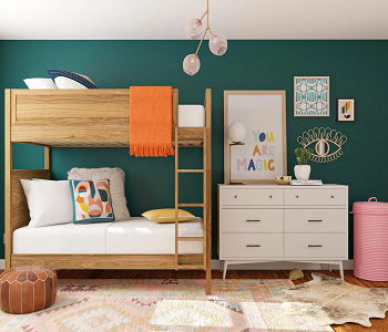 Modern kids bedroom Dynamic Combo Smart And Cute Shared Kid Bedroom 