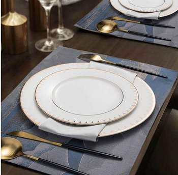 Placemat designs with interesting stylish jacquard Placemat Ideas That Will Not Overpower Any Other Decorations