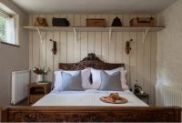 Rustic bedroom with reclaimed and vintage pieces