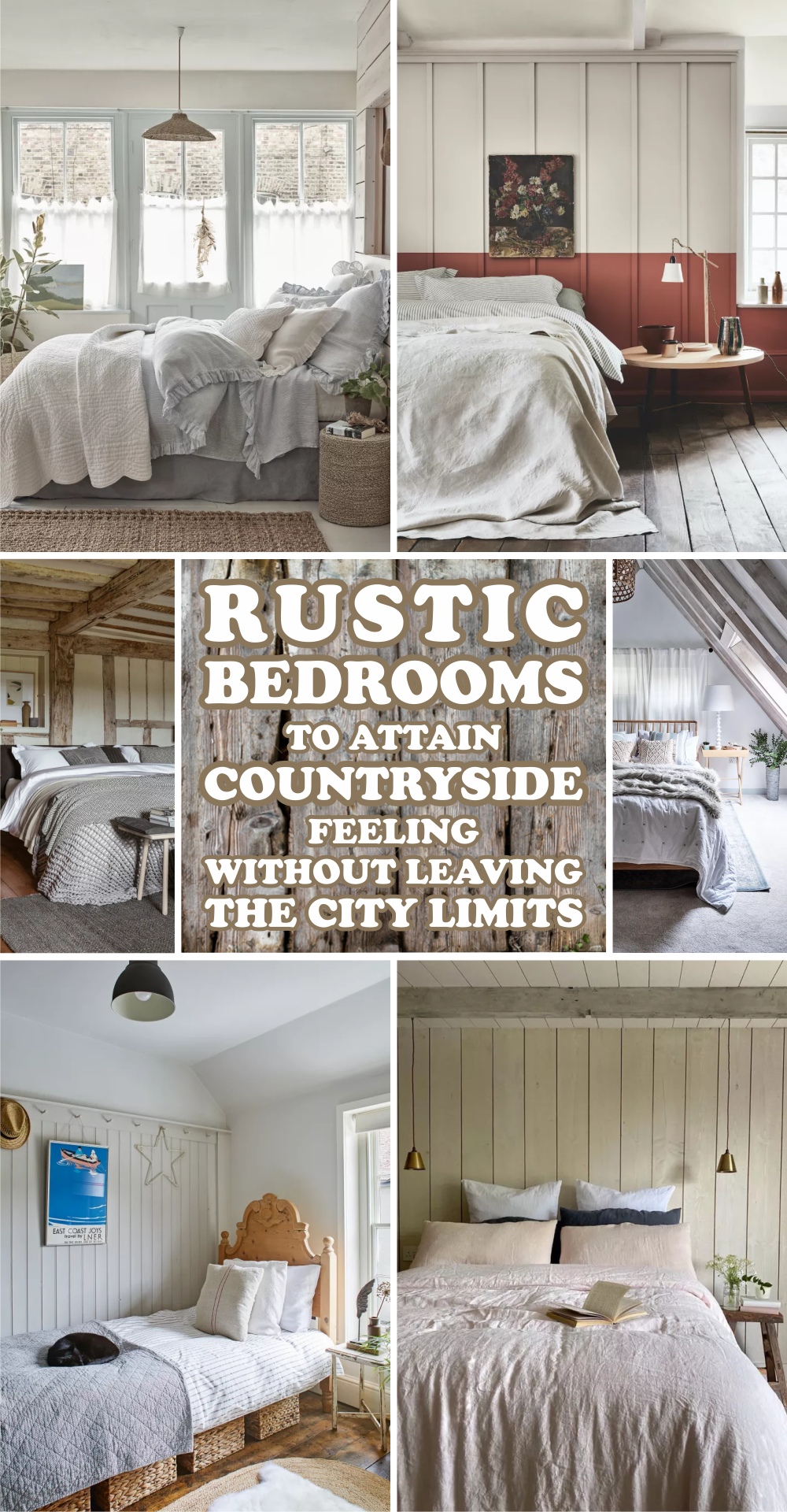 Rustic bedrooms to attain countryside feeling without leaving the city limits 1