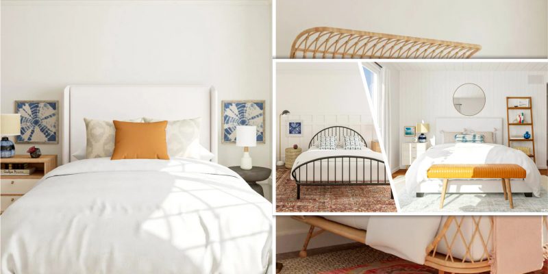Unexpectedly awesome design tips ideas with mismatched nightstands fi