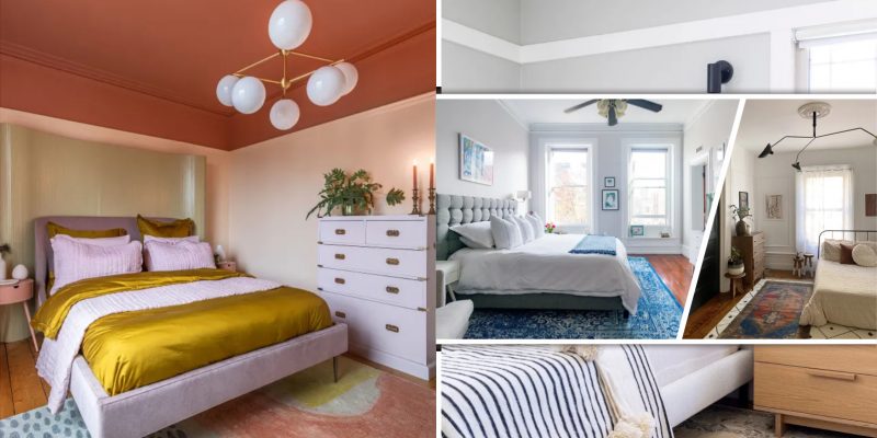 Uplifting rug layout ideas for fascinating bedroom decoration2