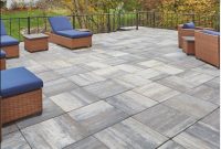 Concrete pavers deck