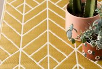 Yellow and ivory geometric patterns