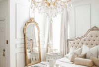 Add vintage sparkly chandelier