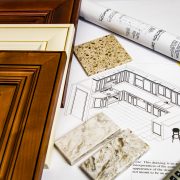 Kitchen remodeling design with material selection