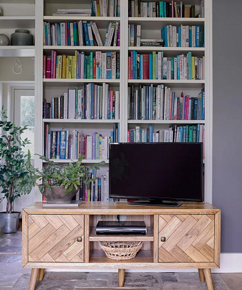 Bookshelf scenery Media Room Wall Decorating Ideas To Have Veritable Entertainment Central