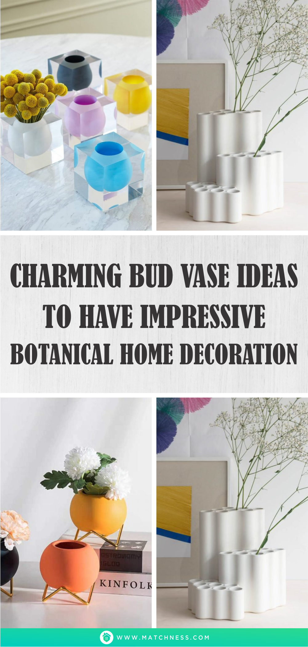 Charming bud vase ideas to have impressive botanical home decoration1