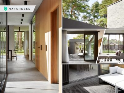 Contemporary house with small inner courtyards to create a connection to outdoor2