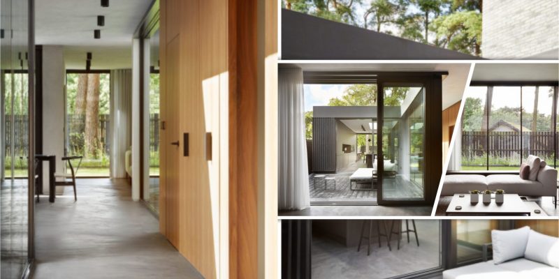 Contemporary house with small inner courtyards to create a connection to outdoor2