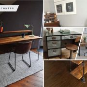 Cool industrial desks that will blended with many other styles2