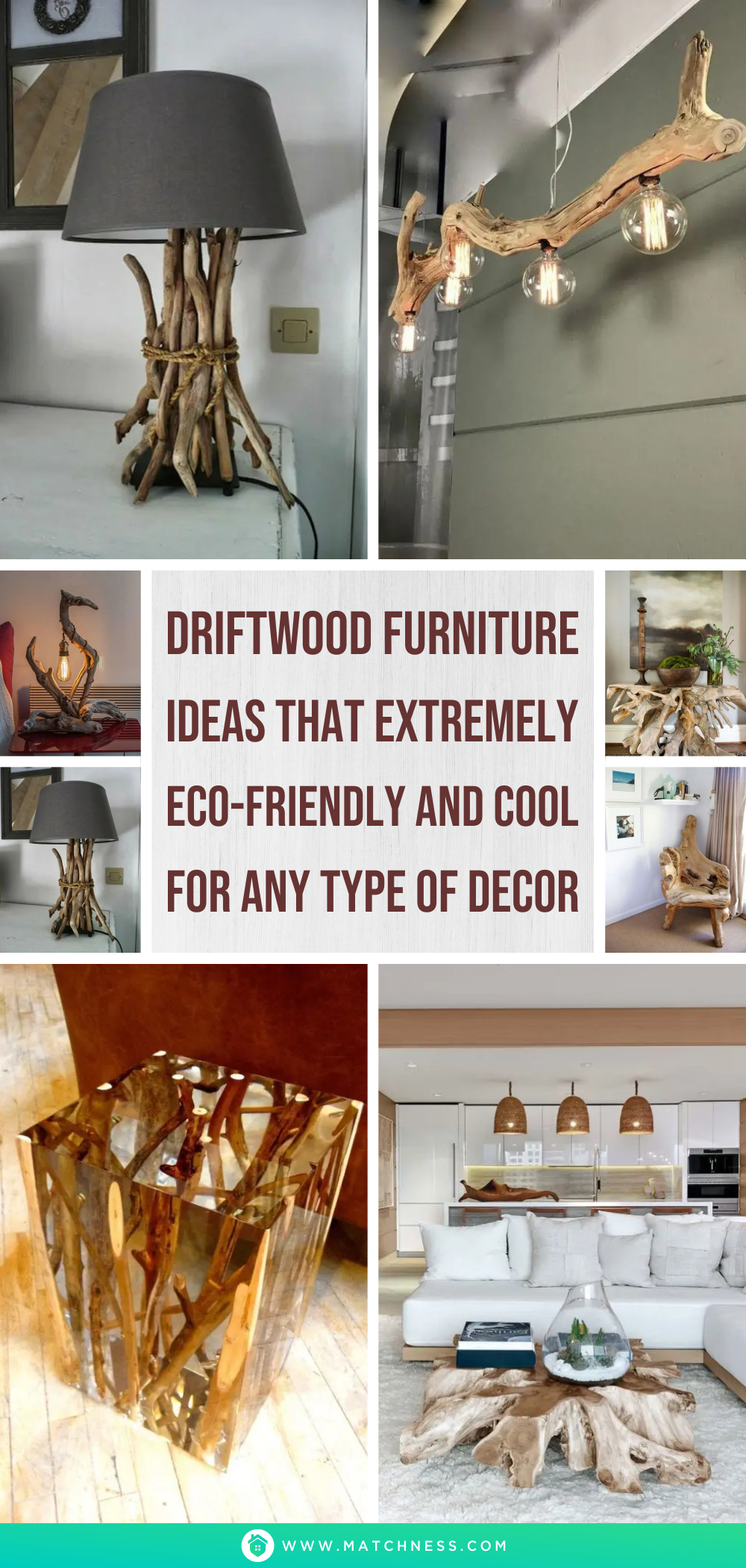 Driftwood furniture ideas that extremely eco-friendly and cool for any type of decor1