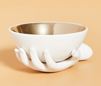Hand serving bowl Embellishing Bowl Ideas As A Part Of Versatile Home Decor Item