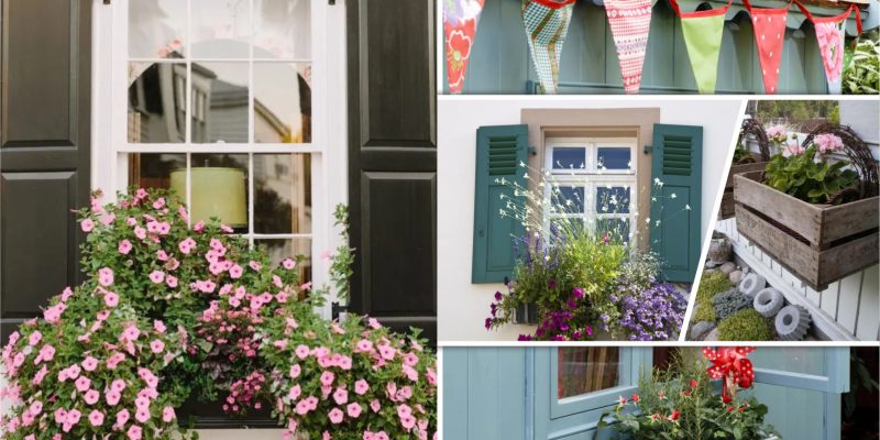 How to create gorgeous spring window box ideas2