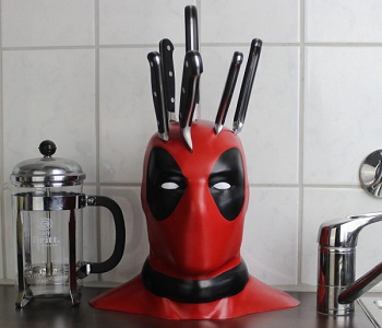 Marvel deadpool knife holder Incredibly Stylish Knife Holder Ideas To Keep Everyone Safe In The Kitchen 