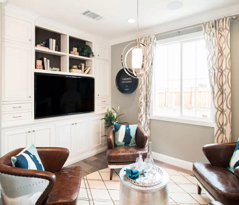 Maximize the potential storage Media Room Wall Decorating Ideas To Have Veritable Entertainment Central