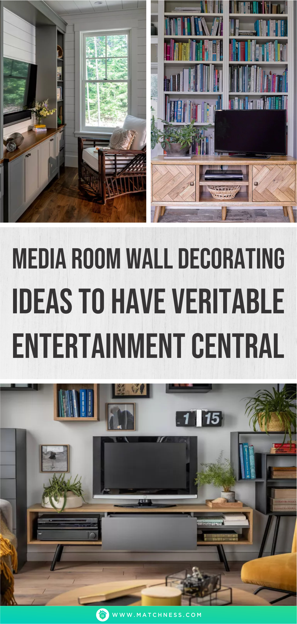 Media room wall decorating ideas to have veritable entertainment central1