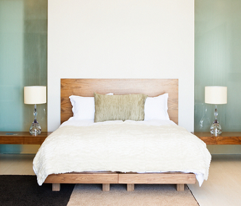 Mint green featuring white Appealing Two Tone Bedroom Ideas To Add A Certain Panache
