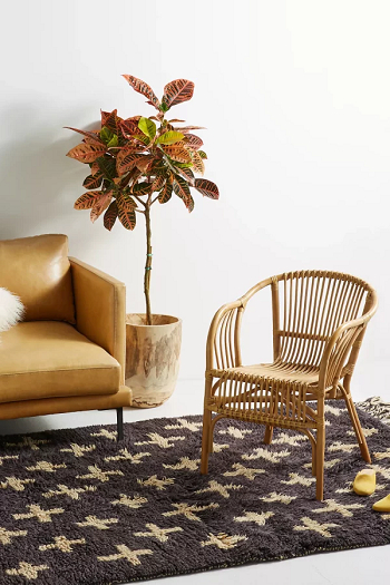 Rattan chair featuring brown leather couch Types Of Accent Chair To Pair With Brown Leather Couch For The Best Look