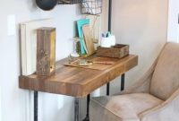 Small industrial home office nook