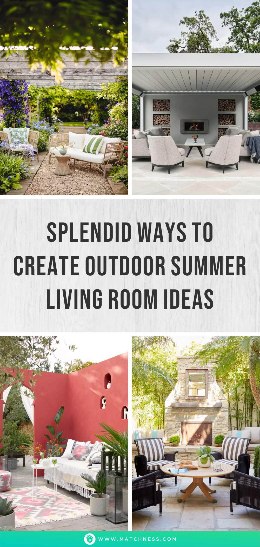 Splendid ways to create outdoor summer living room ideas1