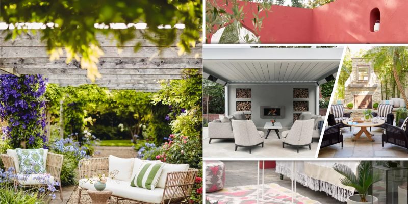 Splendid ways to create outdoor summer living room ideas2
