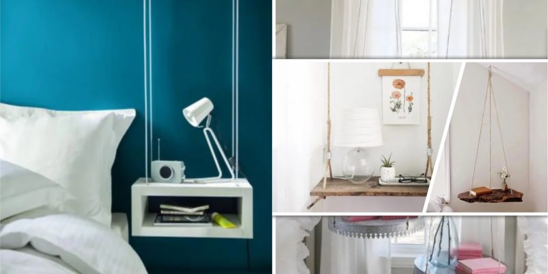 Swing-style hanging nightstands to add a whimsy touch to your space2