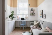 Tiny apartment design with all the necessary attributes for a single living 2