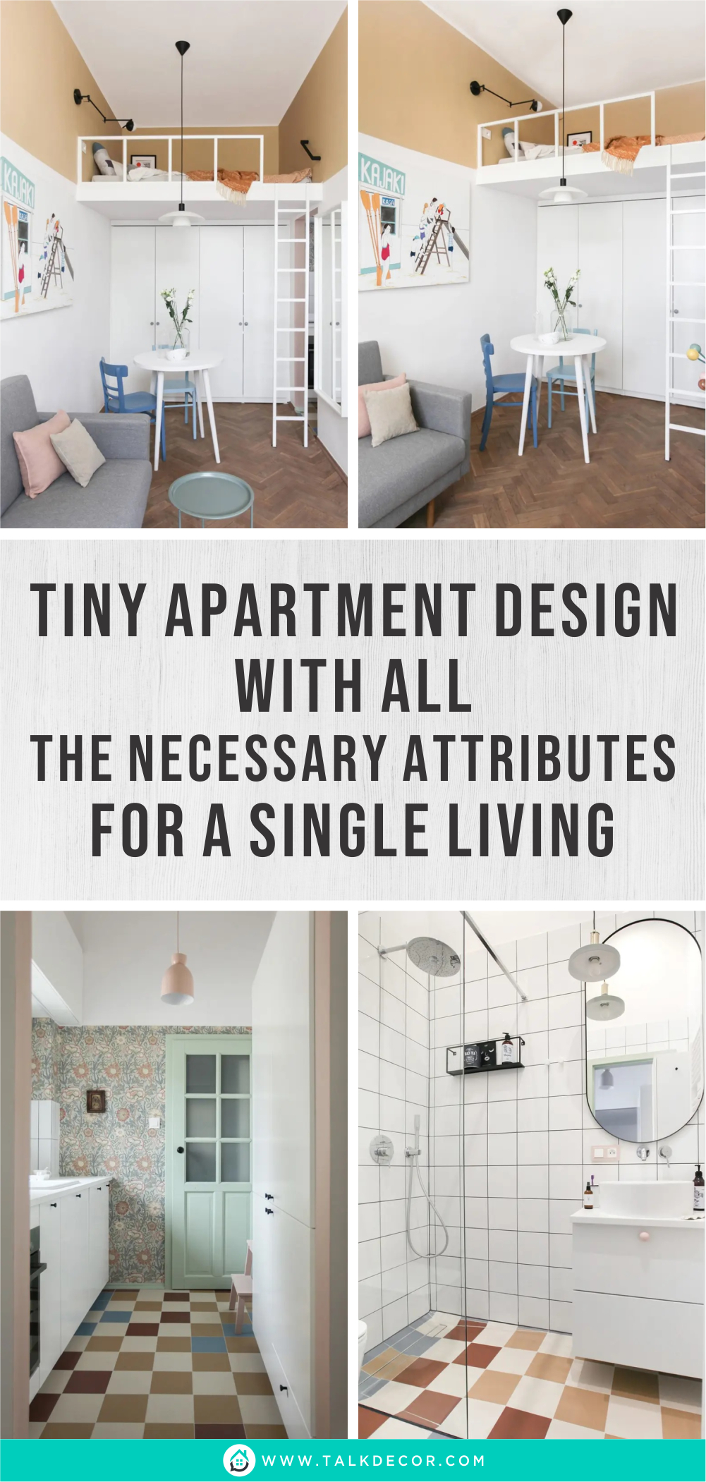 Tiny apartment design with all the necessary attributes for a single living1