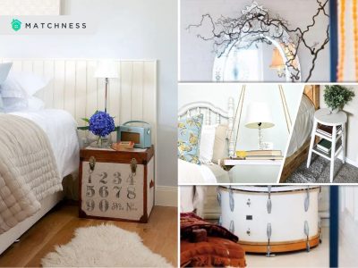 Unique bedside tables and their alternative in different styles for bedroom2