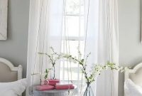 Couple of hanging metal bedside tables