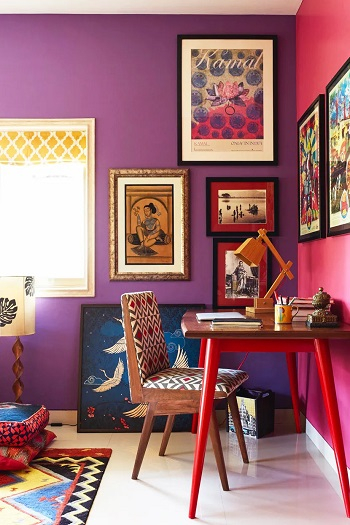 Going Out Of The Box With Home Office Design By Using These Colors