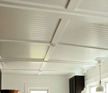 Bead board for higher ceiling Low-Cost Alternative Ceiling Ideas To Update Your Home 