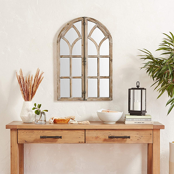 Chicest grid wall mirror Mirrors Like Windows Ideas To Offer Natural Light Even In The Darkest Room