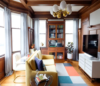 Desk behind the sofa or couch 2