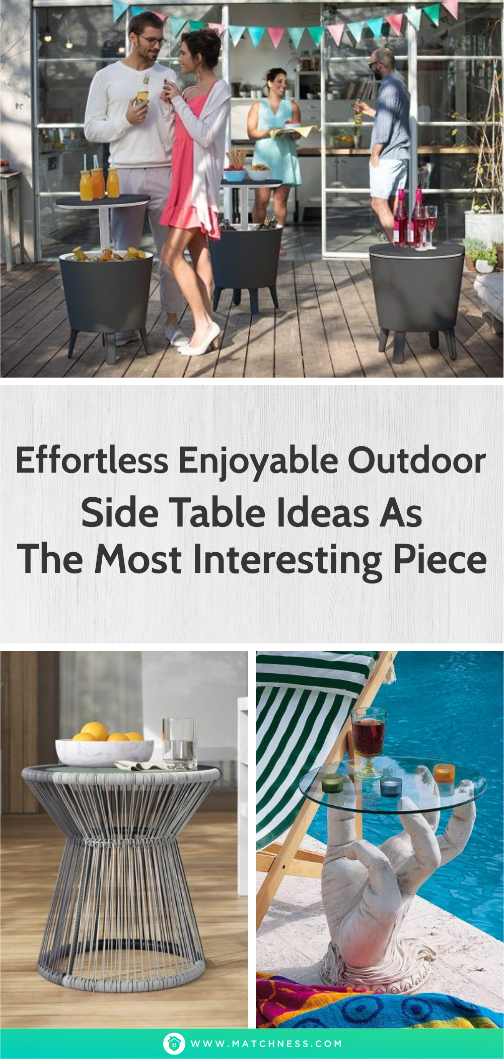 Effortless enjoyable outdoor side table ideas as the most interesting piece1