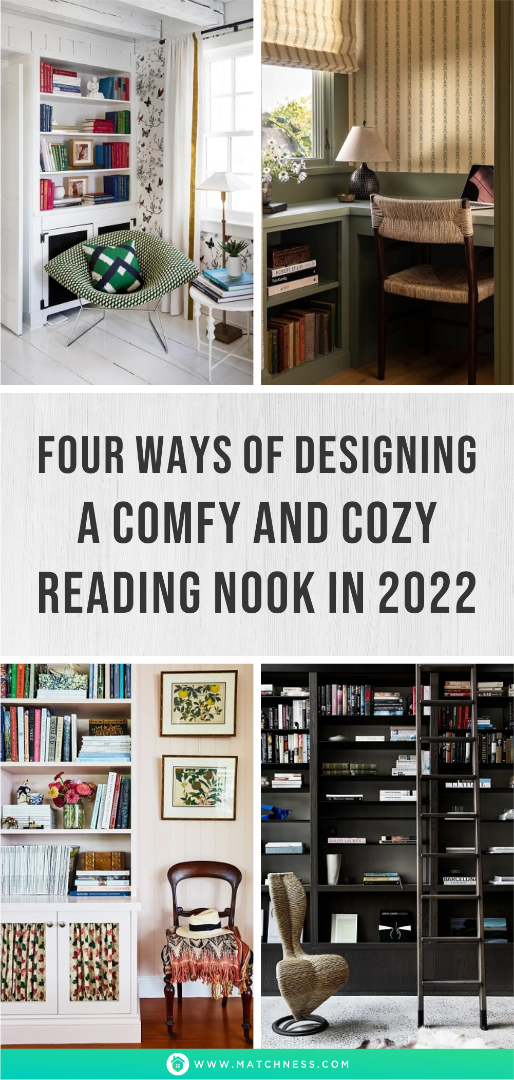 Four ways of designing a comfy and cozy reading nook in 20221