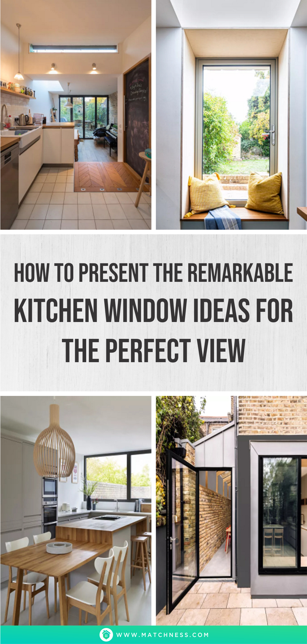 How to present the remarkable kitchen window ideas for the perfect view1