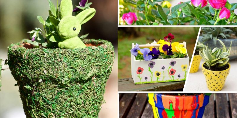 How to liven up your spring decorations with spring planters2