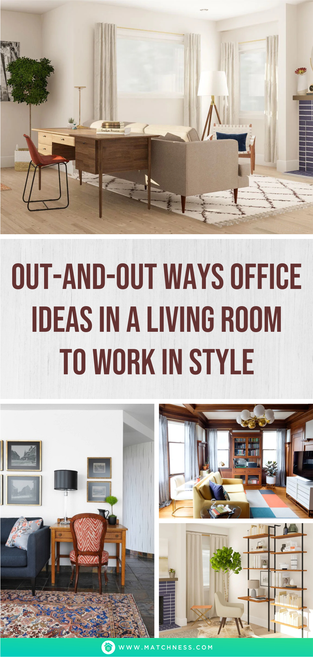 Out-and-out ways office ideas in a living room to work in style1