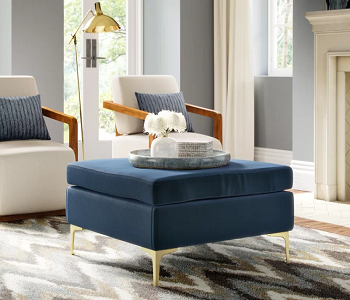 Transitional sofa featuring ottoman Irresistible Ways To Create Transitional Living Room For Fresh-Inviting Space