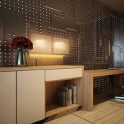 Modern minimalis working and study room interior design idea