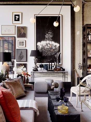 1 go to vertical artwork Timeless Warmth Tall Wall Decoration Ideas For More Interesting Sky-High Rooms