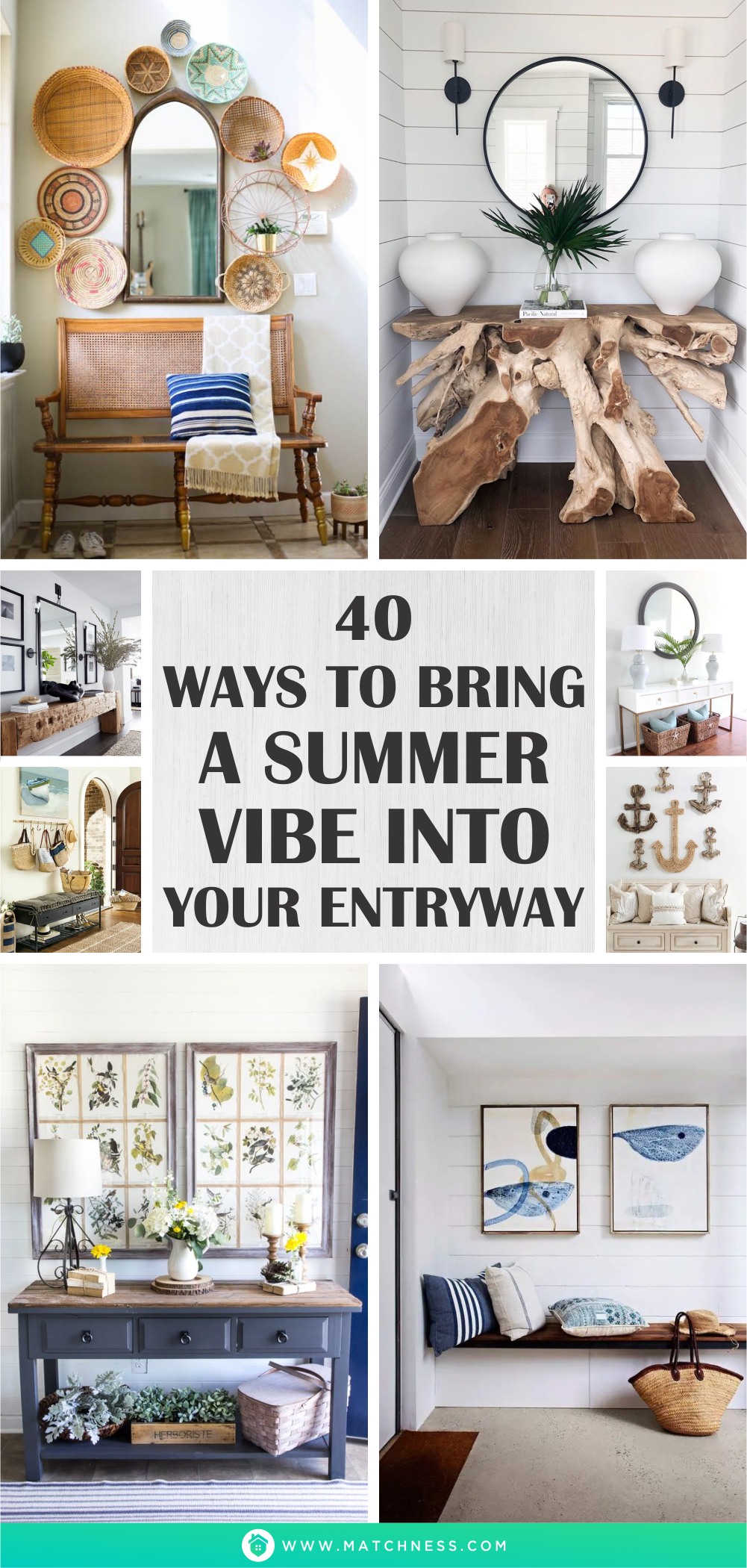 40 ways to bring a summer vibe into your entryway1